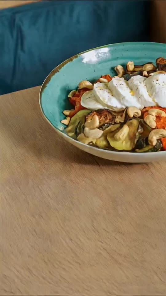 Fotografia: Legumes assados com mozzarella
